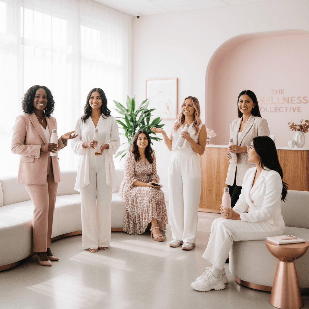 Diverse group of confident professional women